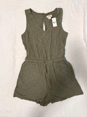 New Green Cotton Romper